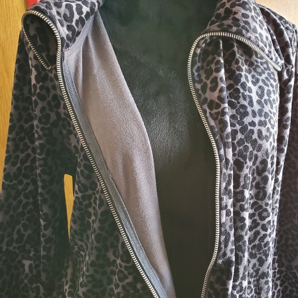 Vintage Style & Co Sport soft Jacket, Grey & Black - Picture 4 of 7